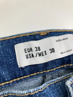 ZARA/ザラ/デニムパンツ/パンツ/ネイビー/EUR 38/USA 30/MEX 30