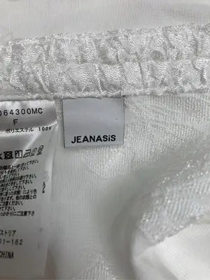 JEANASIS/ジーナシス/Tシャツ/カットソー/トップス/ホワイト/F