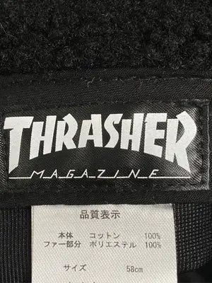 THRASHER/スラッシャー/キャップ/帽子/ブラック/58cm