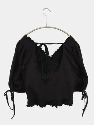 w closet/ダブルクローゼット/シャツ/ブラウス/トップス/ブラック/F