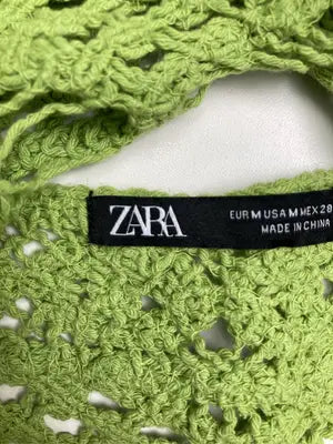 ZARA/ザラ/キャミソール/トップス/ライトグリーン/M