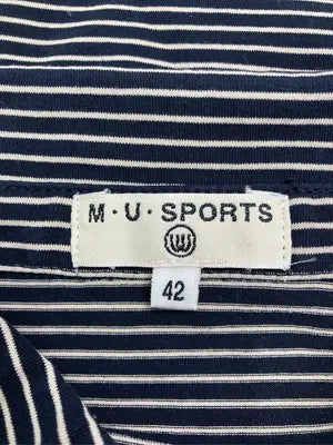M-U SPORTS/ポロシャツ/トップス/ネイビー/42