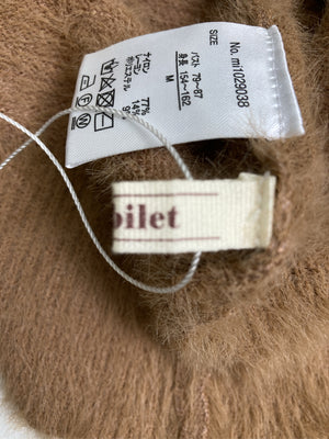 mily bilet/カーディガン/ボレロ/トップス/ブラウン/M