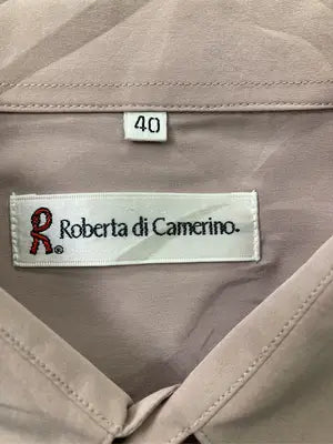 roberta di camerino/ロベルタディカメリーノ/シャツ/ブラウス/トップス/ブラウン/40