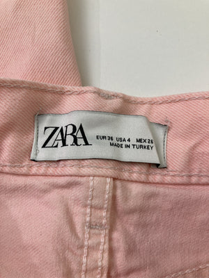 ZARA/ザラ/デニムパンツ/パンツ/ピンク/36