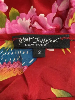 BETSEY JOHNSON/ロングスカート/スカート/レッド/S
