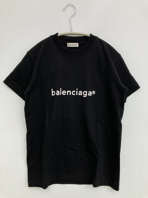 BALENCIAGA/バレンシアガ/Tシャツ/カットソー/トップス/ブラック/XS