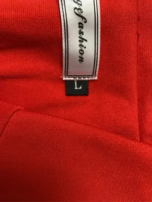 Hangegefashion/ワンピース/ワンピース/ドレス/レッド/L