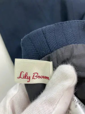 Lily brown/リリーブラウン/ミモレ/半端丈スカート/スカート/ネイビー/0
