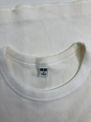 UNIQLO/ユニクロ/Tシャツ/カットソー/トップス/ホワイト/M