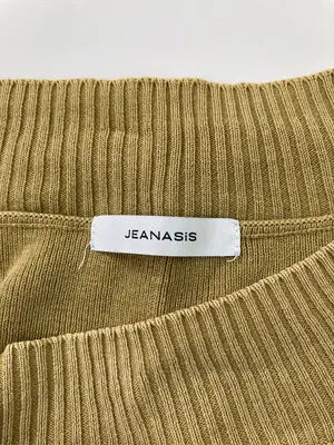 JEANASIS/ジーナシス/ニット/セーター/トップス/カーキ/F