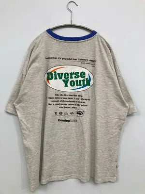continuer de NICE CLAUP/コンティニューデナイスクラップ/Tシャツ/カットソー/トップス/グレー/F