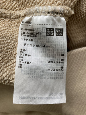 UNIQLO/ユニクロ/パーカー/トップス/ベージュ/L