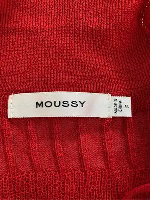 MOUSSY/マウジー/セットアップ/ジャケット/アウター/レッド/F