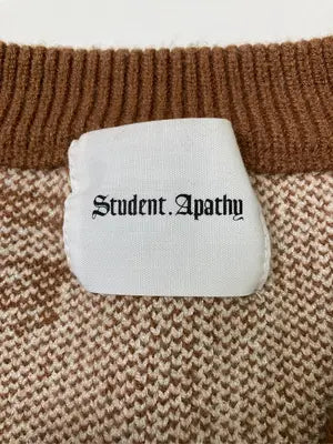 Student Apathy/スチューデントアパシー/ベスト/トップス/ベージュ/L