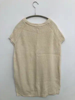 UNIQLO/ユニクロ/ノースリーブ/トップス/アイボリー/L