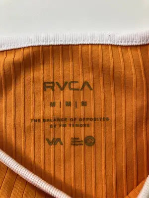 RVCA/ルーカ/Tシャツ/カットソー/トップス/オレンジ/M