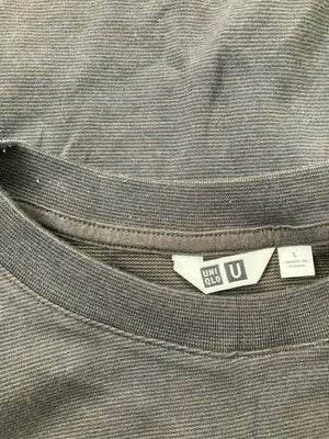 UNIQLO U/ユニクロユー/Tシャツ/カットソー/トップス/ブラック/L
