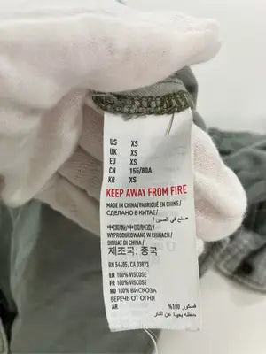 American Eagle Outfitters/アメリカンイーグルアウトフィッターズ/シャツワンピース/ワンピース/ドレス/グリーン/US XS