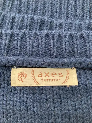 axes femme/アクシーズファム/ベスト/トップス/ネイビー/M