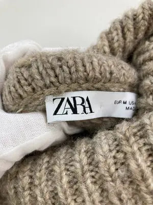 ZARA/ザラ/ニット/セーター/トップス/ベージュ/M