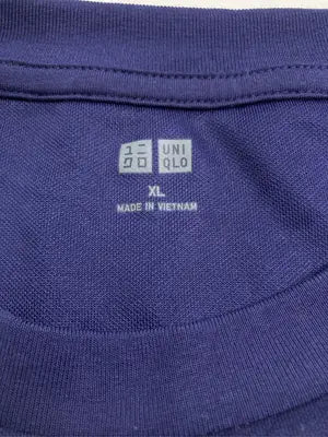 UNIQLO/ユニクロ/ノースリーブ/トップス/ネイビー/XL
