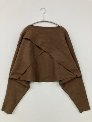 ニット/セーター/トップス/ブラウン