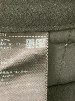 UNIQLO/ユニクロ/スラックス/パンツ/ブラック/ウエスト 58cm ヒップ85cm
