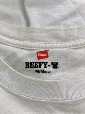 Hanes/ヘインズ/Tシャツ/カットソー/トップス/ホワイト/M