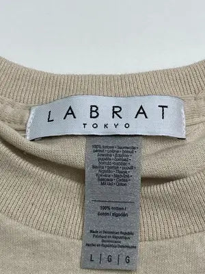 LABRAT TOKYO/Tシャツ/カットソー/トップス/ベージュ/L