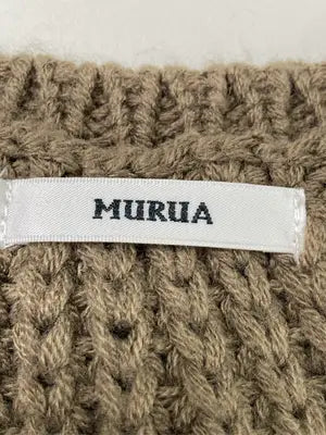 MURUA/ムルーア/ニット/セーター/トップス/ブラウン/F