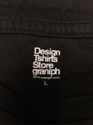 Design Tshirts Store graniph/デザインティーシャツストアーグラニフ/Tシャツ/カットソー/トップス/ブラック/L