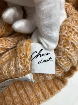 Chaco closet/チャコクローゼット/ニット/セーター/トップス/オレンジ/FREE