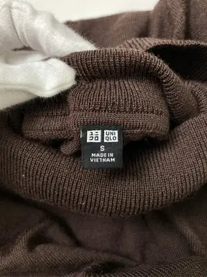 UNIQLO/ユニクロ/ニット/セーター/トップス/ブラウン/S