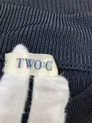 two:c/Tシャツ/カットソー/トップス/ブラック