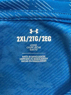 UNDER ARMOUR/アンダーアーマー/Tシャツ/カットソー/トップス/スカイブルー/2XL