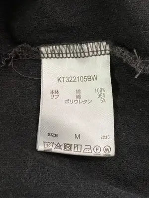 kutir/クティール/Tシャツ/カットソー/トップス/ブラック/M
