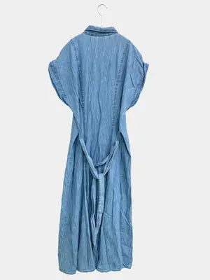 GAP/ギャップ/シャツワンピース/ワンピース/ドレス/ブルー/S