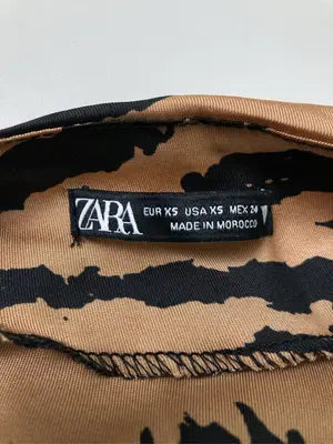 ZARA/ザラ/ドレス/ワンピース/ドレス/ブラウン/XS