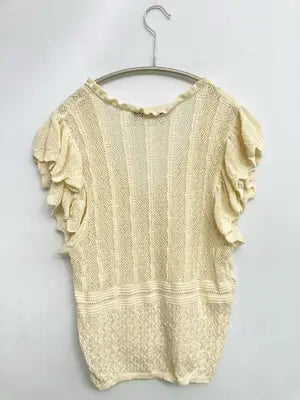 ZARA/ザラ/Tシャツ/カットソー/トップス/アイボリー/EUR M