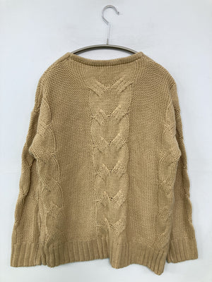 ニット/セーター/トップス/ブラウン