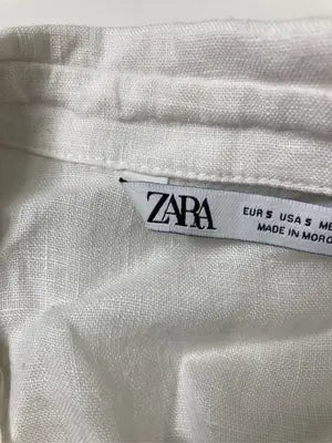 ZARA/ザラ/シャツ/ブラウス/トップス/ホワイト/S