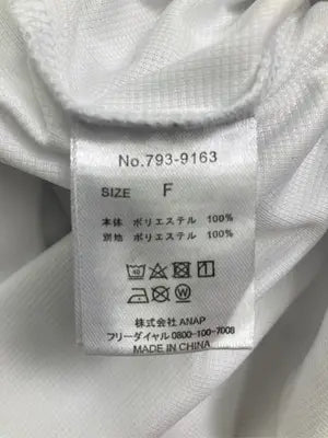 ANAP/アナップ/Tシャツ/カットソー/トップス/ホワイト/FREE