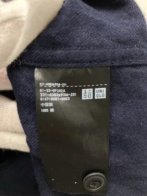 UNIQLO/ユニクロ/シャツ/ブラウス/トップス/ネイビー/L