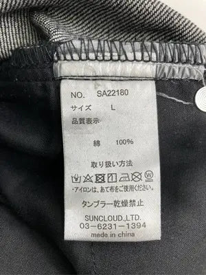 sakishima/サキシマ/デニムパンツ/パンツ/ブラック/L