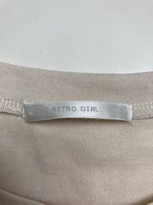 RETRO GIRL/レトロガール/Tシャツ/カットソー/トップス/ベージュ/F