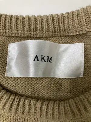 AKM/ニット/セーター/トップス/ベージュ/M