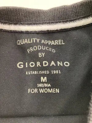 GIORDANO/ジョルダーノ/スウェット/トップス/ブラック/M