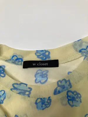 w closet/ダブルクローゼット/シャツ/ブラウス/トップス/イエロー