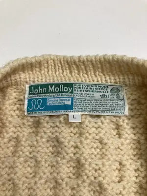 John Molloy/カーディガン/ボレロ/トップス/アイボリー/L